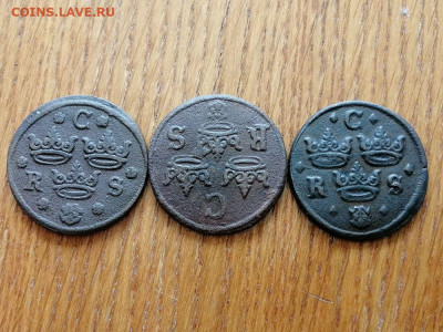 3 разных шведа 1645г.,разновидности? - xy2UccY