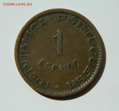 Португальская Ангола 1 эскудо 1965 г. до 12.05.22 - DSCN5469.JPG