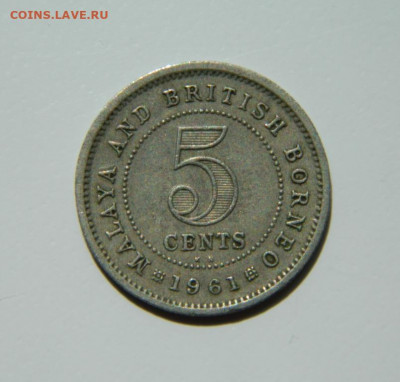 Малайя и Британское Борнео 5 центов 1961 г. до 12.05.22 - DSCN5510.JPG
