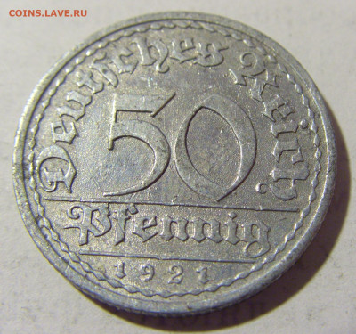 50 пфеннигов 1921 А Германия №1 16.05.2022 22:00 М - CIMG4030.JPG