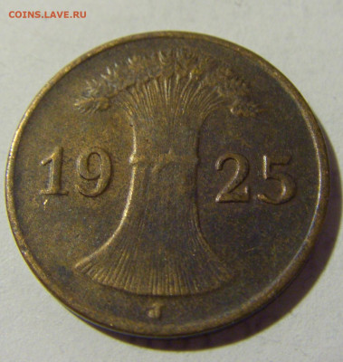 1 пфенниг 1925 J Германия №1 16.05.2022 22:00 М - CIMG4141.JPG