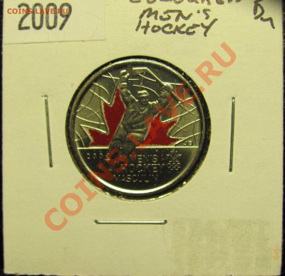 E12 25¢ Канада Хоккей 2009 ЦВЕТНОЙ B-UNC до 25.11 в 22°° - E12 25C mENS hOCKEY COLOR_1