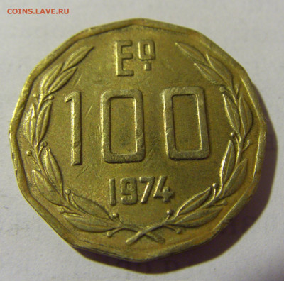 100 эскудо 1974 Чили №1 17.05.2022 22:00 М - CIMG4515.JPG