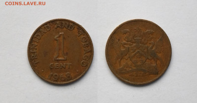 Тринидад и Тобаго 1 цент 1968 года - 14.05 - IMG_20220509_073242