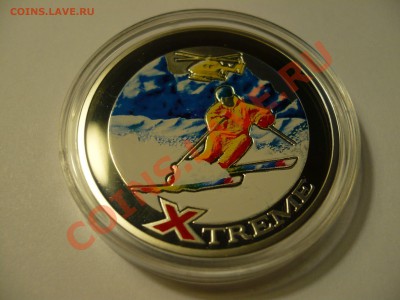 10 динеров, анц, серебро 925,горнолыжник,2007 - P1060996