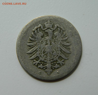 Германия 5 пфеннигов 1875 г. "G" до 16.05.22 - DSCN5744.JPG