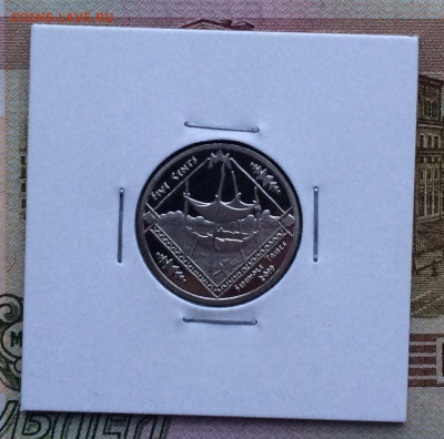 5 центов 2019, США, пруф, Семинолы. до 15.05.22 - 80