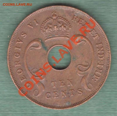 Британская Восточная Африка, 10 центов 1941  (21.11) - E7