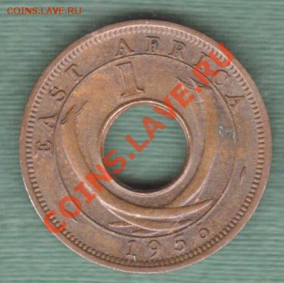 Британская Восточная Африка, 1 цент 1956 (21.11) - E3