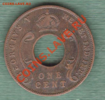 Британская Восточная Африка, 1 цент 1923 (21.11) - E2