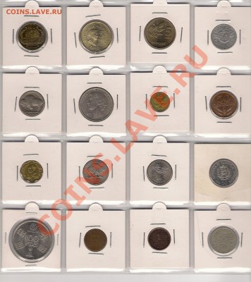 продам иностранные монеты разных стран мира - монеты мира лист 2 аверс0001
