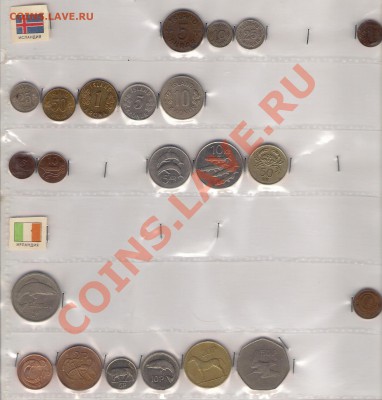 продам иностранные монеты разных стран мира - исландия, ирландия аверс0001