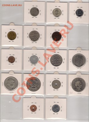продам иностранные монеты разных стран мира - монеты мира лист 5 аверс0001