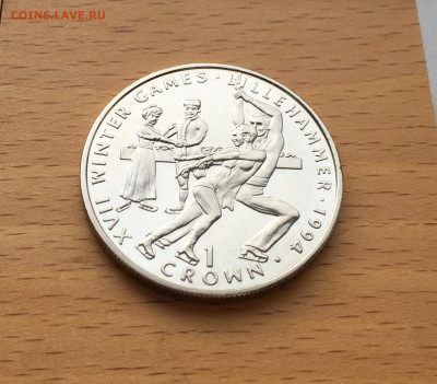 Гибралтар 1 крона 1993 Фигурное катание Олимпиада - IMG_8057.JPG