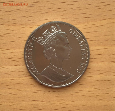 Гибралтар 1 крона 1993 Бобслей Олимпиада - IMG_8071.JPG
