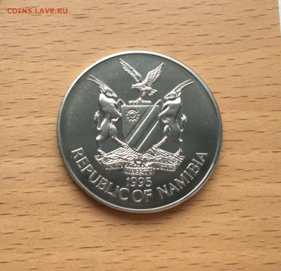 Крона Шайба Намибия 10$ долларов 1995 50 лет ООН - IMG_8122.JPG