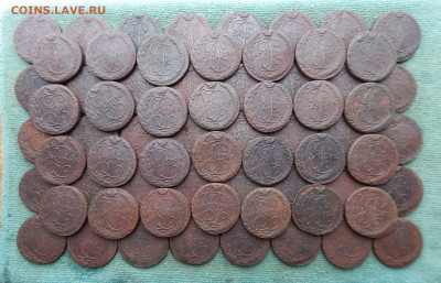 68 большекрылых пятаков Екатерины 1788-1795 ЕМ ! Цена фикс - 68-1