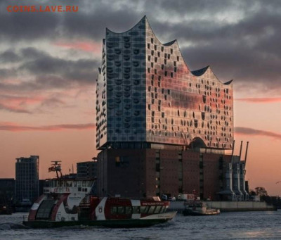 Монеты с Корабликами - Hamburg_-_Elbphilharm