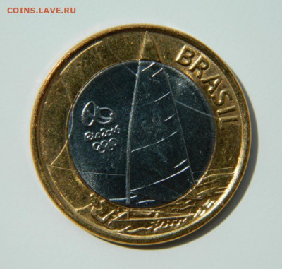 Бразилия 1 риал 2015 г. (Парусник) Юбилейная БИМ до 24.05.22 - DSCN5890.JPG