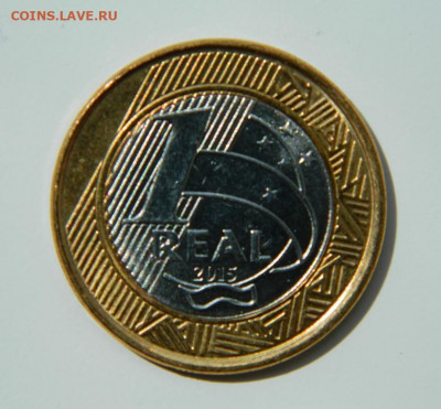 Бразилия 1 риал 2015 г. (Парусник) Юбилейная БИМ до 24.05.22 - DSCN5891.JPG