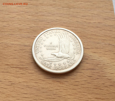 США 1$ доллар 2000 двор D Сакагавея Индианка Парящий Орёл - IMG_7733.JPG