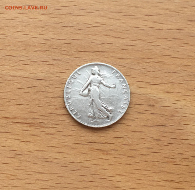 Франция 50 сантимов 1917 серебро - IMG_7782.JPG