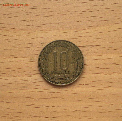 Французская Экваториальная Африка 10 франков 1958 Антилопа - IMG_8352.JPG