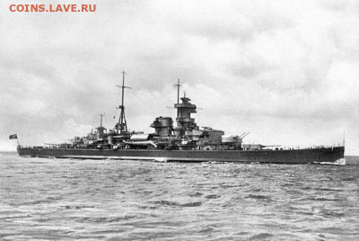 Монеты с Корабликами - Bundesarchiv_DVM_10_Bild-23-63-24,_Schwerer_Kreuzer__Admiral_Hipper_