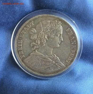 1 талер Франкфурт. 1860 года. до 24.05 - 22.00 - т2