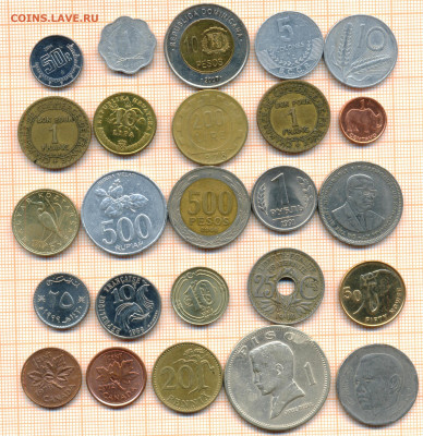 монеты разные 3 от 5 руб. фикс цена - лист 3 001