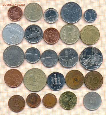 монеты разные 6 от 5 руб. фикс цена - лист 6 001