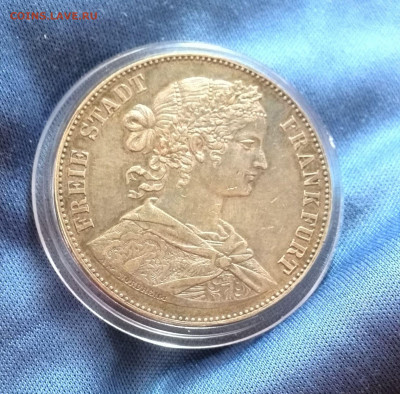 1 талер Франкфурт. 1860 года. до 24.05 - 22.00 - IMG_20220522_131645