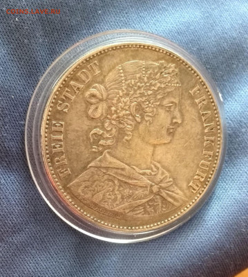 1 талер Франкфурт. 1860 года. до 24.05 - 22.00 - IMG_20220522_131638