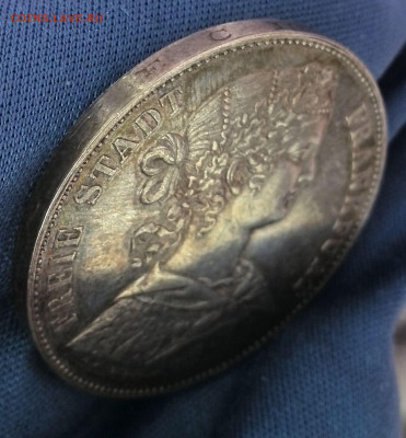 1 талер Франкфурт. 1860 года. до 24.05 - 22.00 - IMG_20220522_130138