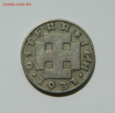 Австрия 5 грошей 1931 г. до 26.05.22 - DSCN6079.JPG
