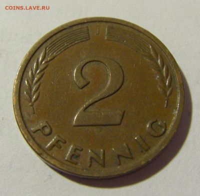 2 пфеннига 1962 J ФРГ №1 27.05.2022 22:00 МСК - CIMG7187.JPG