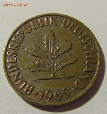2 пфеннига 1965 F ФРГ №1 27.05.2022 22:00 МСК - CIMG7205.JPG
