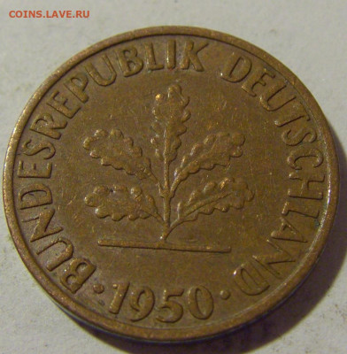 1 пфенниг 1950 J ФРГ №1 27.05.2022 22:00 МСК - CIMG7301.JPG