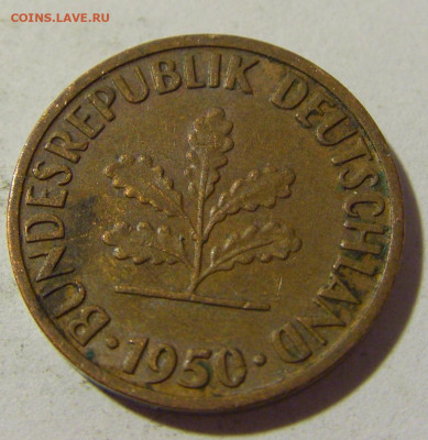1 пфенниг 1950 J ФРГ №2 27.05.2022 22:00 МСК - CIMG7305.JPG