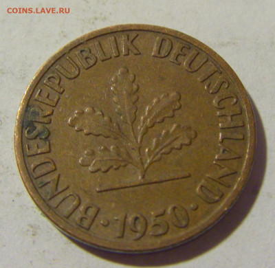 1 пфенниг 1950 F ФРГ №2 27.05.2022 22:00 МСК - CIMG7313.JPG