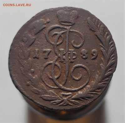 1 копейка 1789 ЕМ, Екатерина 2 - медь российской империи - IMG_20220522_190451