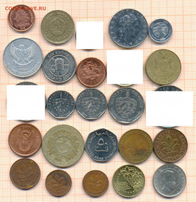 монеты разные 6 от 5 руб. фикс цена - лист 6а 001