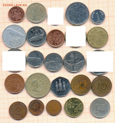 монеты разные 6 от 5 руб. фикс цена - лист 6 001