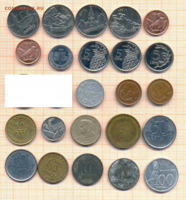 монеты разные 9 от 5 руб. фикс цена - лист 9 001