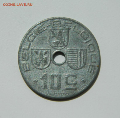 Бельгия 10 сантимов 1945 г. (Цинк) до 26.05.22 - DSCN6073.JPG