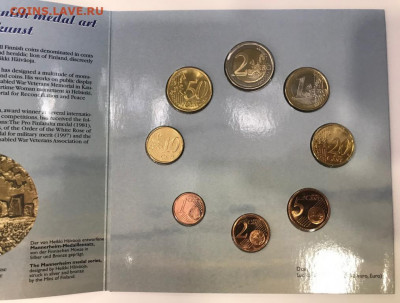 Набор Евро Финляндии 1999-2001 до 21.30 МСК 25.05.22 - bankovskij_nabor_monet_finljandii_1999_2001 (2)