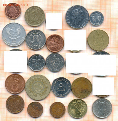 монеты разные 6 от 5 руб. фикс цена - лист 6а 001