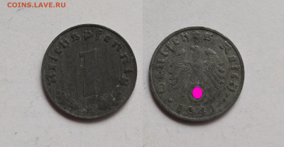 Германия Рейх 1 пфенинг 1941 года - 28.05 - IMG_20220524_152720