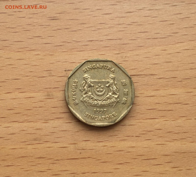 Сингапур 1$ доллар 1997 Цветок Флора - IMG_8515.JPG
