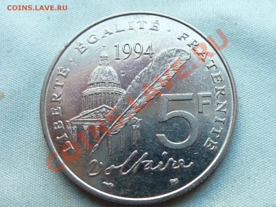 ФРАНЦИЯ 5 франков 1994г. 300-лет ВАЛЬТЕРУ . до 26.11.11 - MEMO0048.JPG